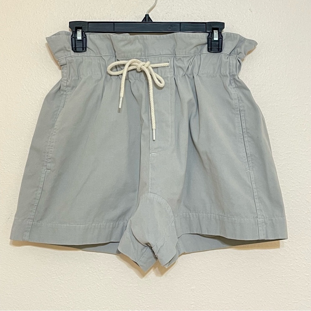 Bassike Canvas Paperbag Shorts in Gray Size 1 S